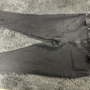 NINE WEST Garett High Rise Skinny Ankle Jeans black